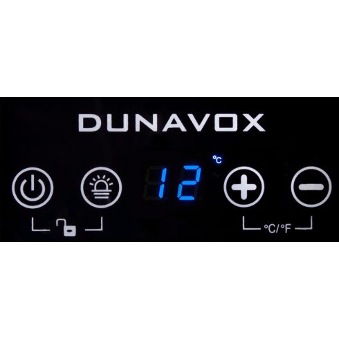 Dunavox DX-7.20BK Beépíthető Borhűtő